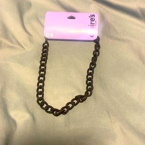 Black chain necklace